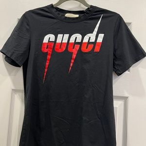 Gucci blade logo print t shirt